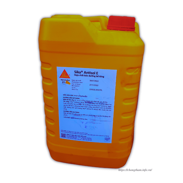 Sika Antisol E - Hóa chất bảo dưỡng bê tông gốc parafin