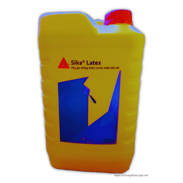 Sika Latex (Can 25 Lít) đậm đặc: Phụ Gia Chống Thấm - Tác Nhân Kết Nối Chất Lượng Cao