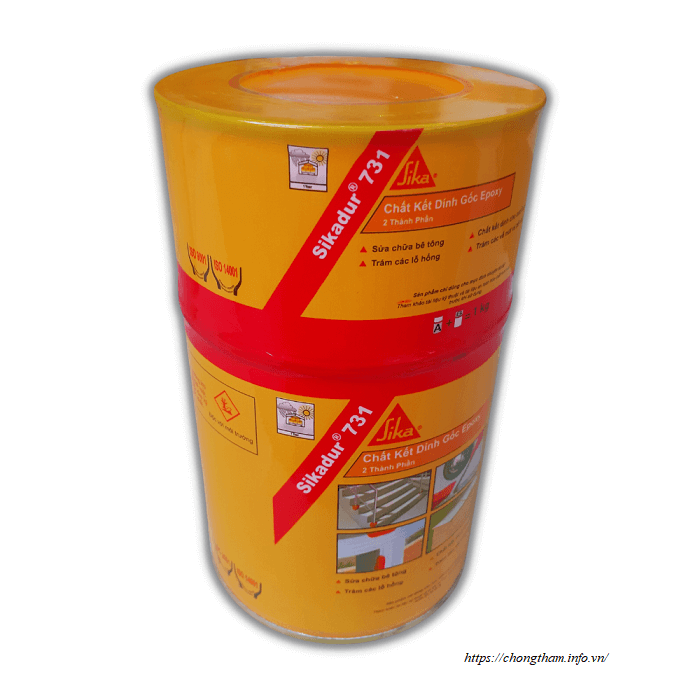 Sikadur 731 - Chất kết dính gốc nhựa Epoxy 2 thành phần
