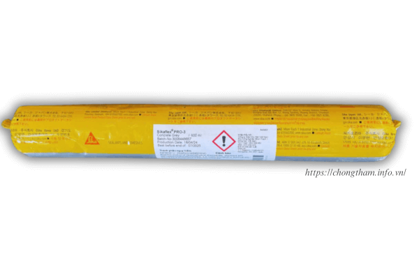 Sikaflex Pro 3 đóng gói dạng tuýp mềm 600 ml