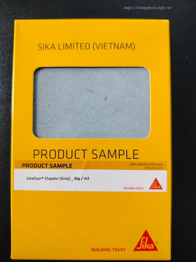 Mẫu khô Sikafloor chapdur Grey
