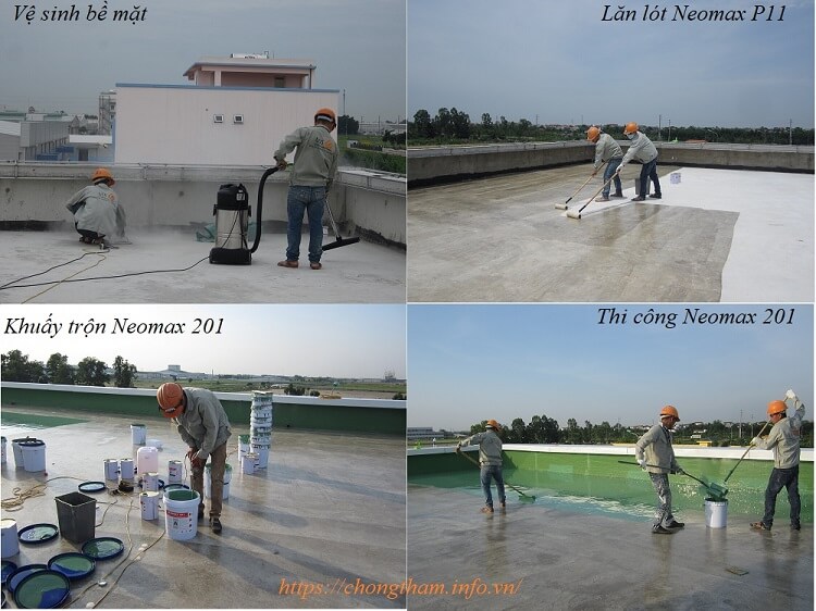 Các bước thi công Neomax 201