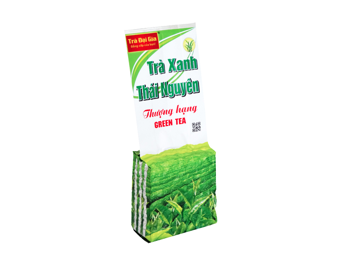 Trà xanh Thái Nguyên thượng hạng (túi nhôm hút chân không)