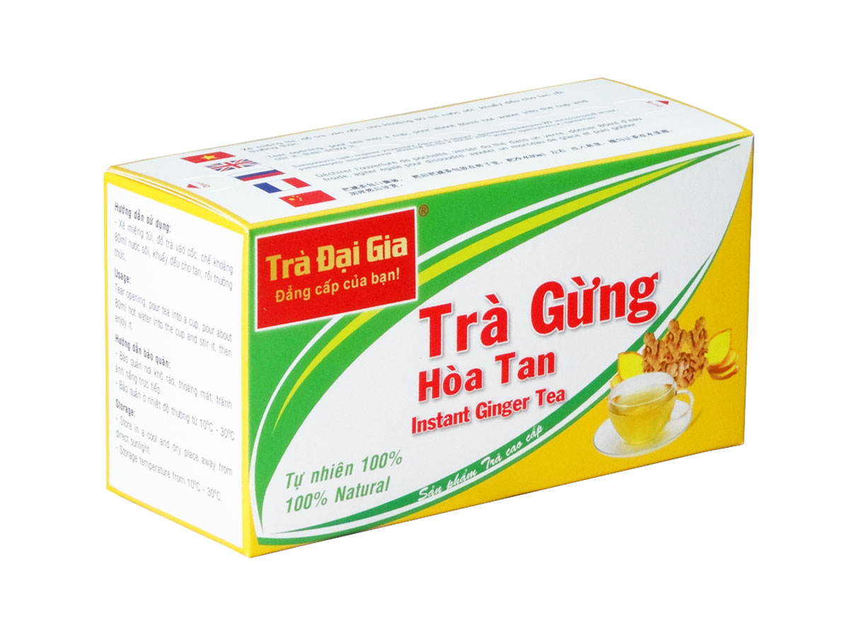 Trà Gừng hoà tan (hộp 20 gói)