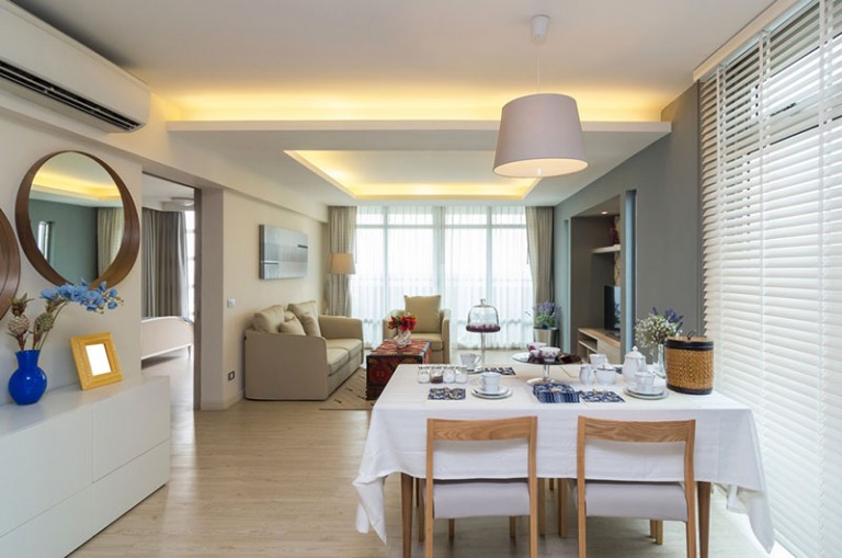 Đèn led ốp trần siêu sáng trang trí phòng khách