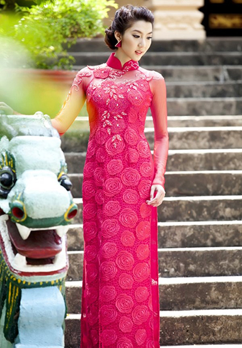 áo dài đẹp cho người gầy