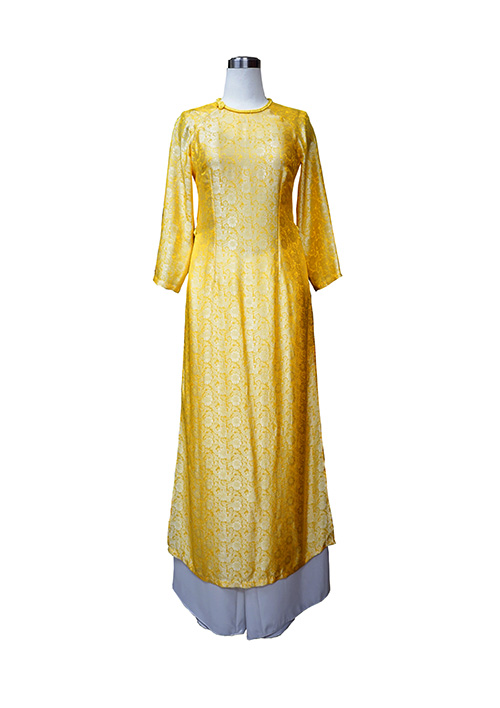 áo dài lụa tơ tằm đẹp ở Hà Nội