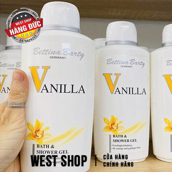 Sữa tắm Vanilla của Bettina Barty