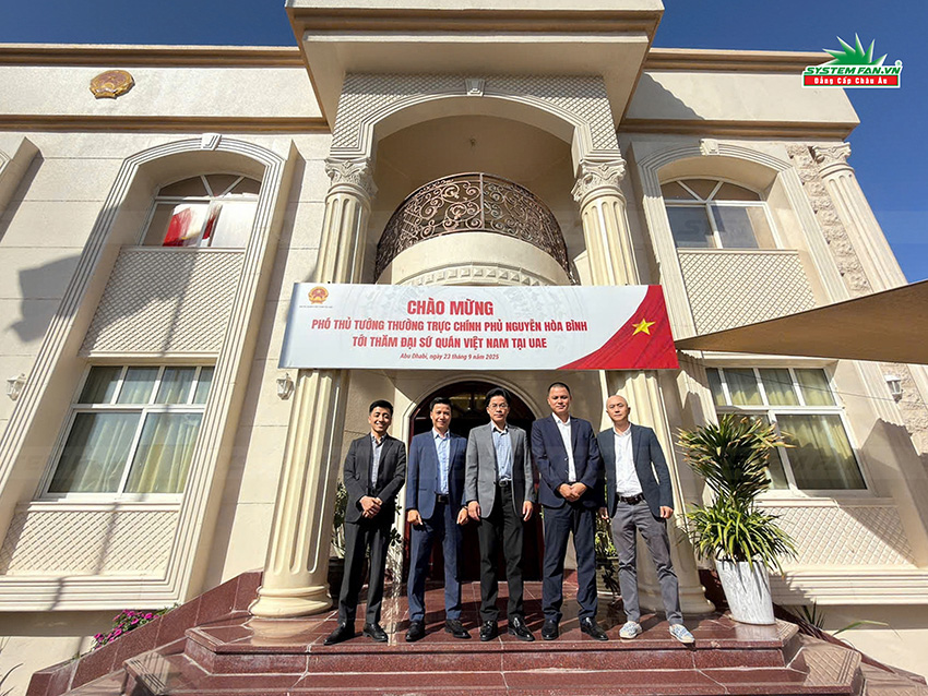 BLĐ System Fan Thăm Đại sứ quán Việt Nam tại UAE