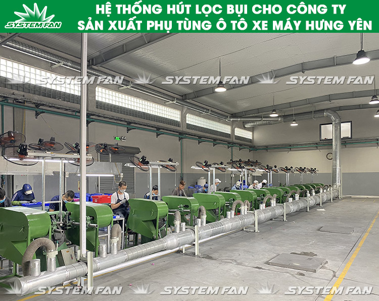 Dự án AMA 3 Lắp đặt hệ thống hút bụi cho công ty ô tô xe máy AMA (Hình 3)