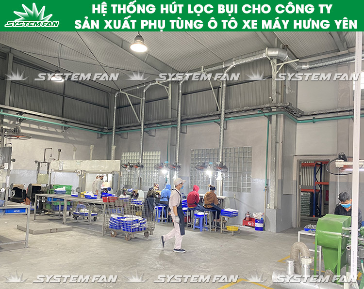 Dự án AMA 5 Lắp đặt hệ thống hút bụi cho công ty ô tô xe máy AMA (Hình 5)