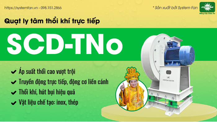 Quạt ly tâm trực tiếp Đà Nẵng