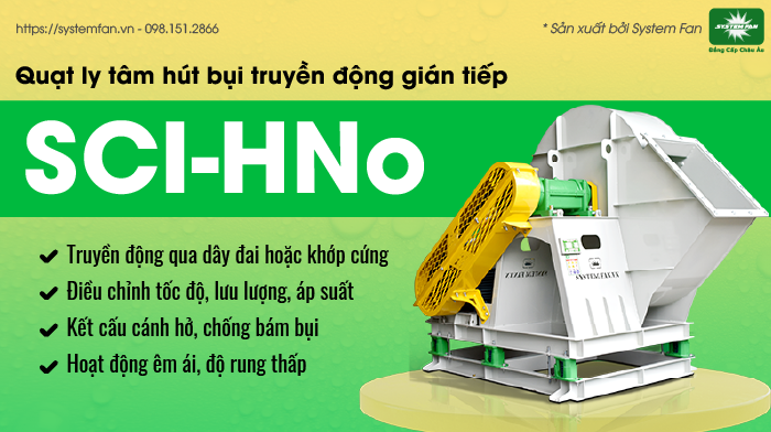 Quạt hút bụi gián tiếp ở đà nẵng