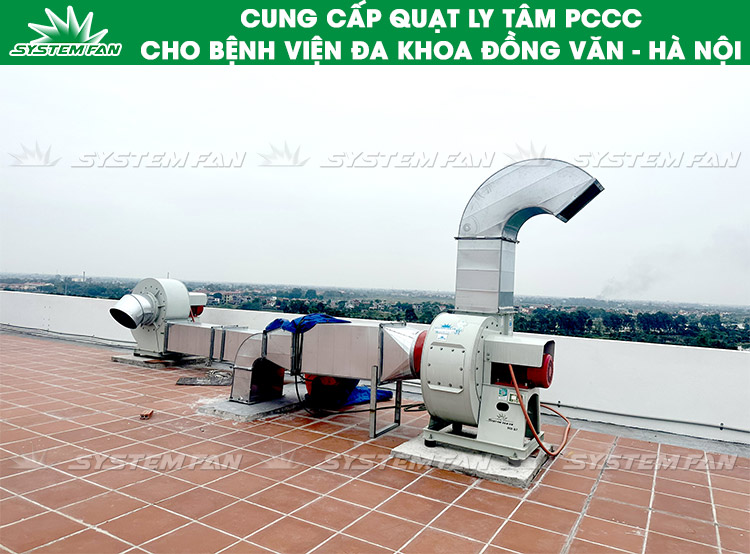 Cung cấp quạt ly tâm pc cho bv Đồng Văn