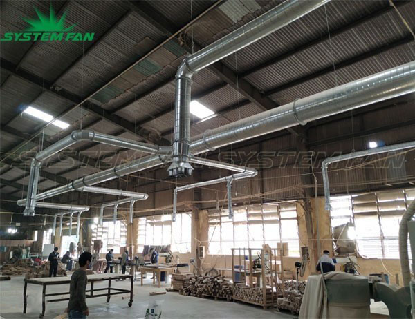 Hệ thống hút bụi gỗ 45KW - công ty Tre gỗ sinh thái Minh Thắng_1