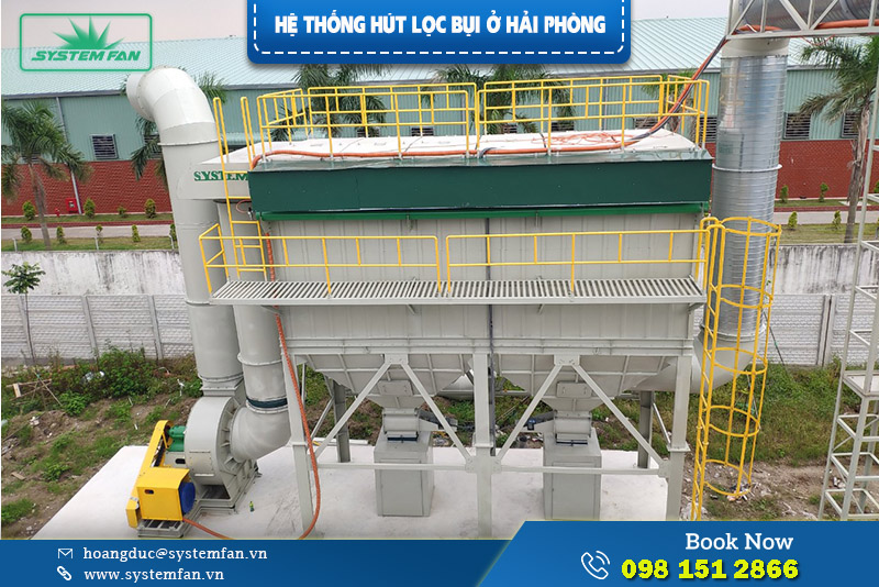 Lắp đặt hệ thống hút lọc bụi ở Hải Phòng Lắp đặt hệ thống hút lọc bụi ở Hải Phòng
