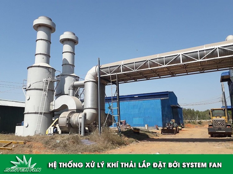 Hệ thống xử lý khí thải lắp đặt bởi system fan (1) Hệ thống xử lý khí thải lắp đặt bởi system fan (1)