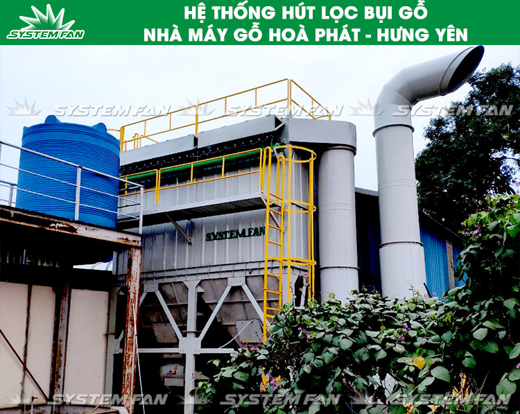 Hệ Thống Hút Bụi Gỗ - Nhà máy Gỗ Hòa Phát