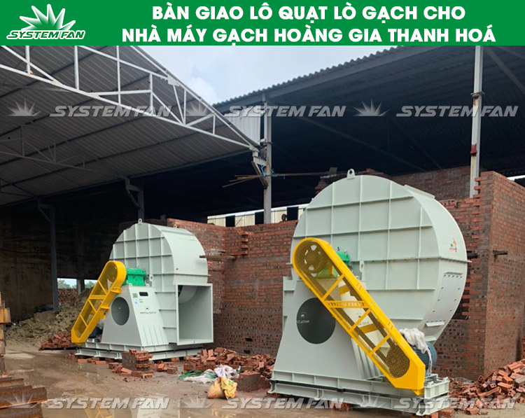 Quạt cho lò gạch nhà máy Hoàng Gia - 3 Quạt lò gạch nhà máy gạch Hoàng Gia (Hình 3)