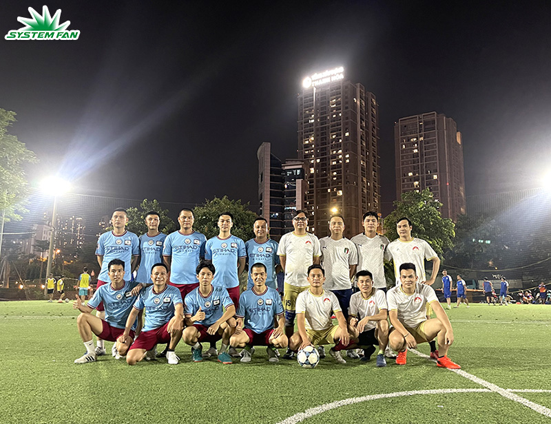 Giao lưu bóng đá System Fan - Hợp Lực 1 Giao lưu bóng đá giữa System Fan và Tổng thầu Hợp Lực (Hình 1)