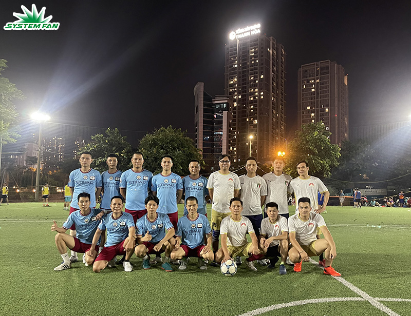 Giao lưu bóng đá System Fan - Hợp Lực 2 Giao lưu bóng đá giữa System Fan và Tổng thầu Hợp Lực (Hình 2)