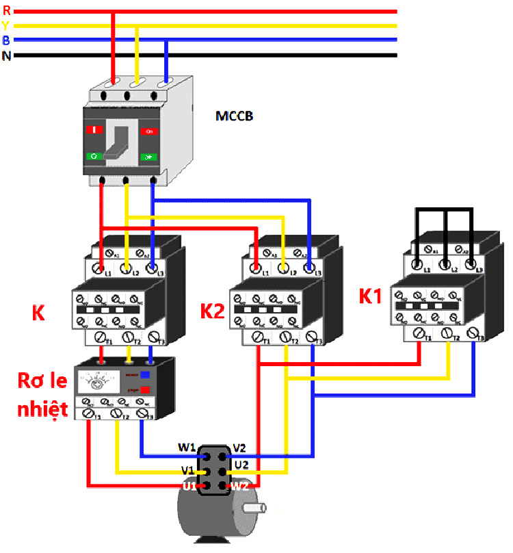 Nguyên lý hoạt động của mạch đấu sam tam giác