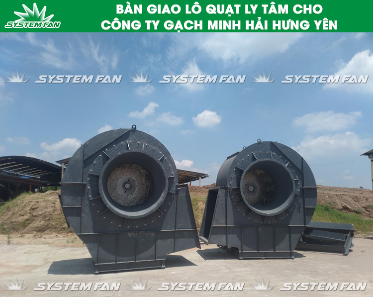 Bàn giao quạt nhà máy Minh Hải - 1 Lô quạt cho nhà máy gạch Minh Hải (Hình 1)