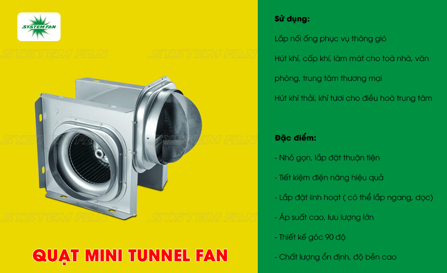 Quạt mini tunnel fan