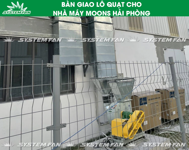 Bàn giao quạt nhà máy Moons (Hình 1) Bàn giao lô quạt cho nhà máy Moons (Hình 1)