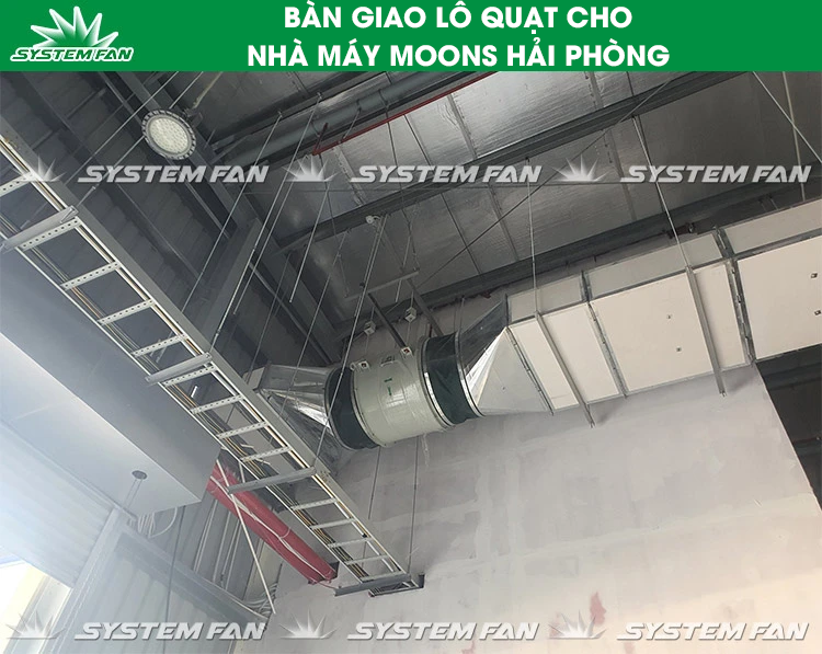 Bàn giao quạt nhà máy Moons (Hình 4) Bàn giao lô quạt cho nhà máy Moons (Hình 4)