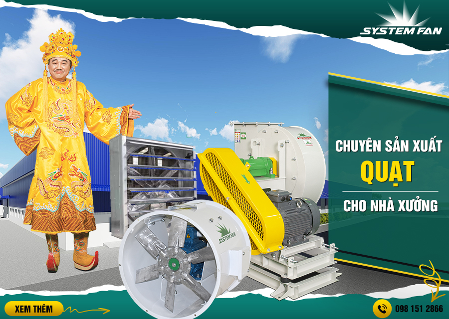 Quạt cho nhà xưởng Quạt cho nhà xưởng