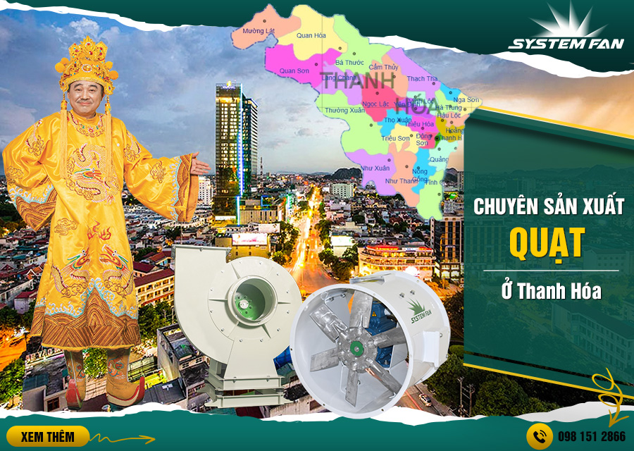 Cung cấp quạt công nghiệp ở Thanh Hoá Cung cấp quạt công nghiệp ở Thanh Hoá