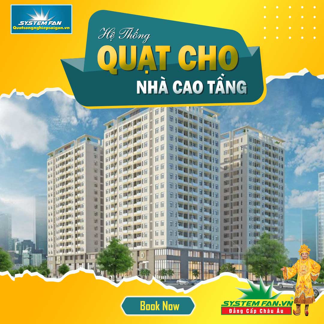 Hệ thống quạt hút công nghiệp cho nhà cao tầng