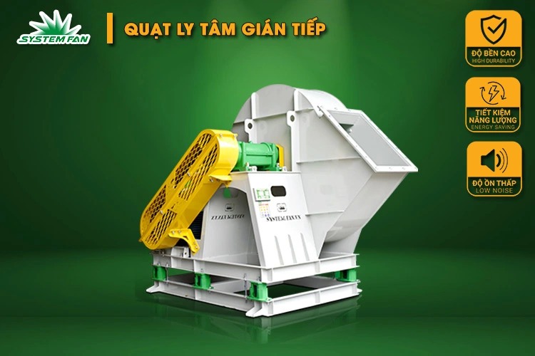 Quạt ly tâm gián tiếp