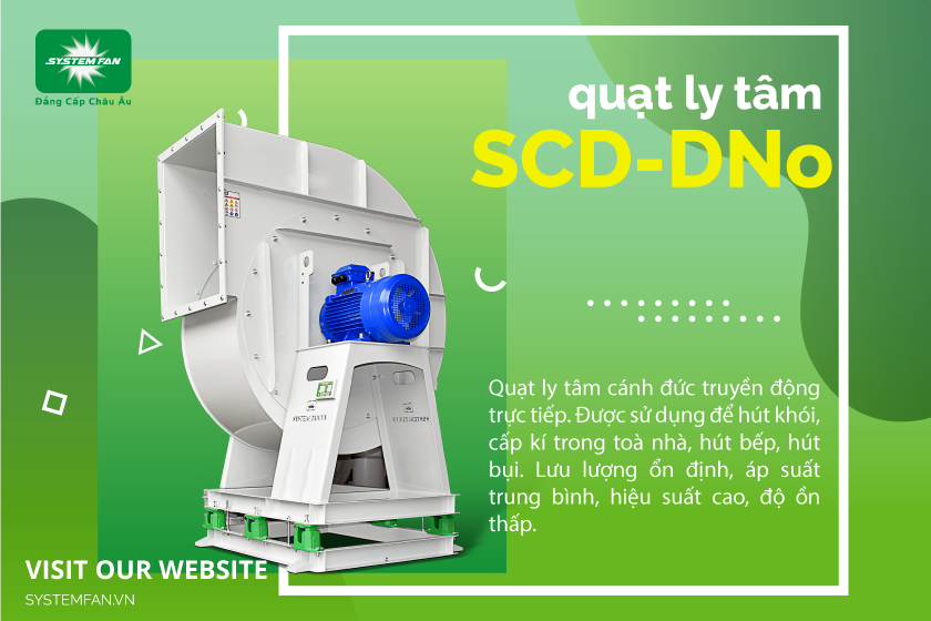 Quạt ly tâm hút bếp SCD-DNo - System Fan