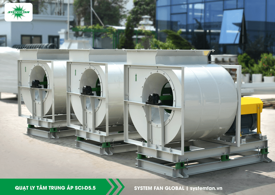 Quạt ly tâm trung áp SCI-D5.5