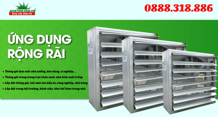 Ứng dụng quạt hút 1200 1200