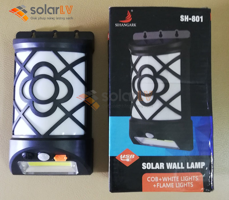 Đèn năng lượng mặt trời có cảm biến chuyển động SH-801 -1