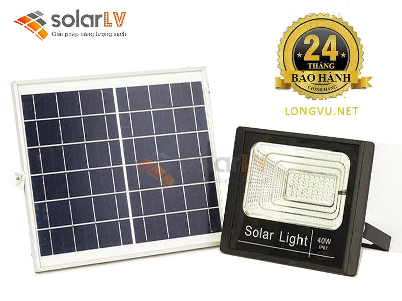 Đèn pha năng lượng mặt trời Solar Light 40W -1