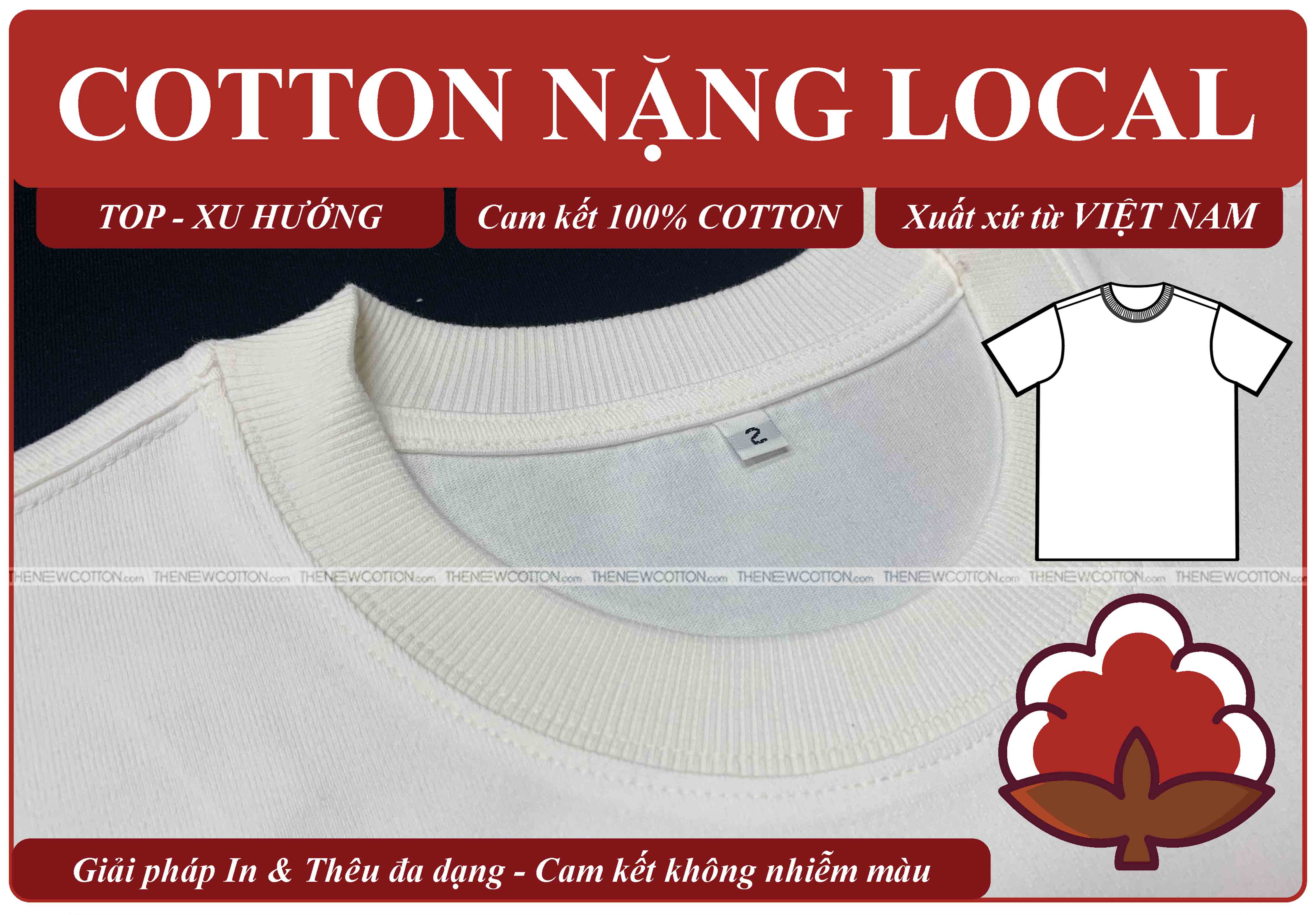 Bảng Giá SỈ Áo Thun Vải 100% Hạng Nặng Heavy_Weight Cotton