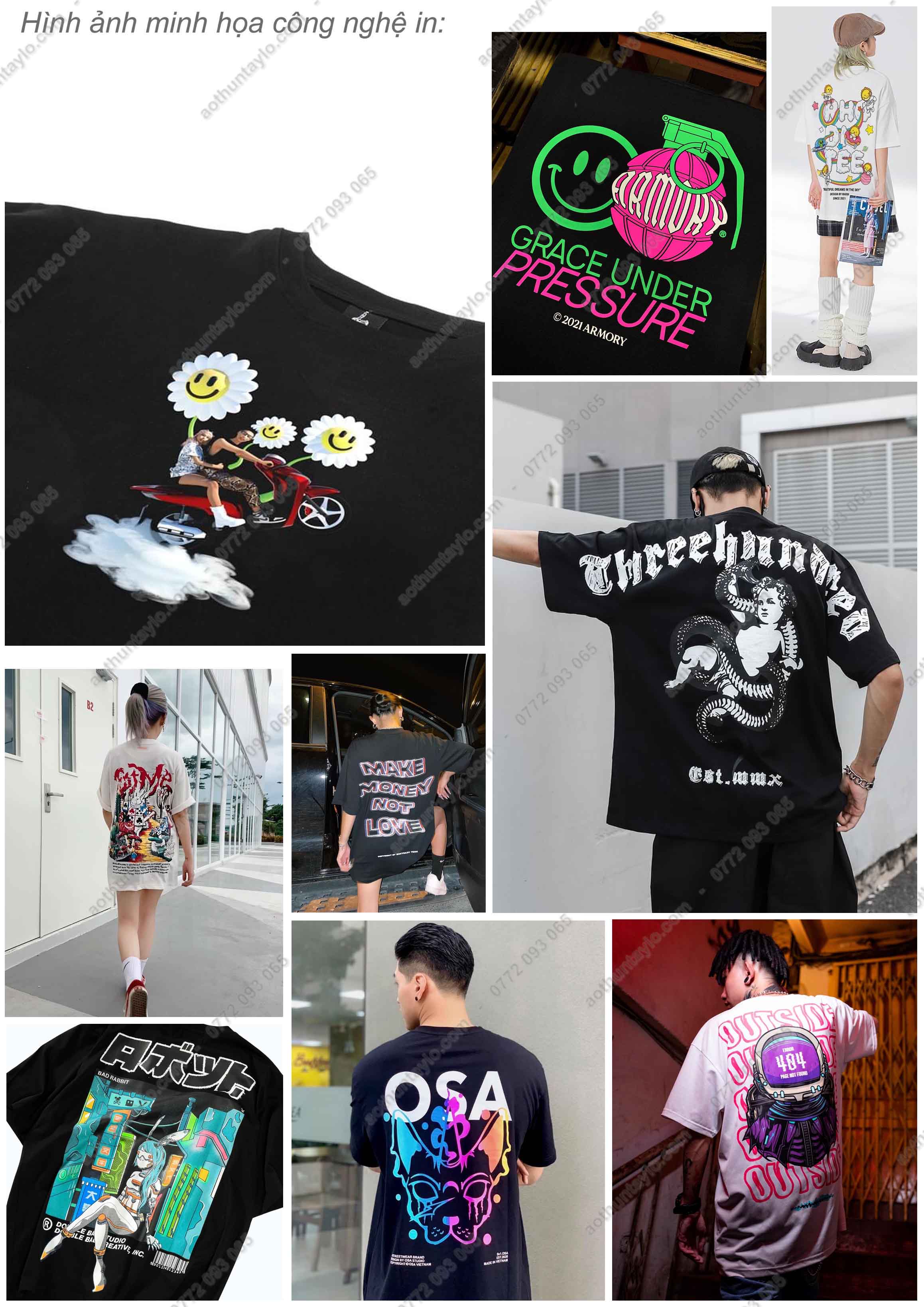 Bảng Giá Sỉ Xưởng MAY IN THẾU Áo Quần Unisex Streetwear Local Brand STVR.vn