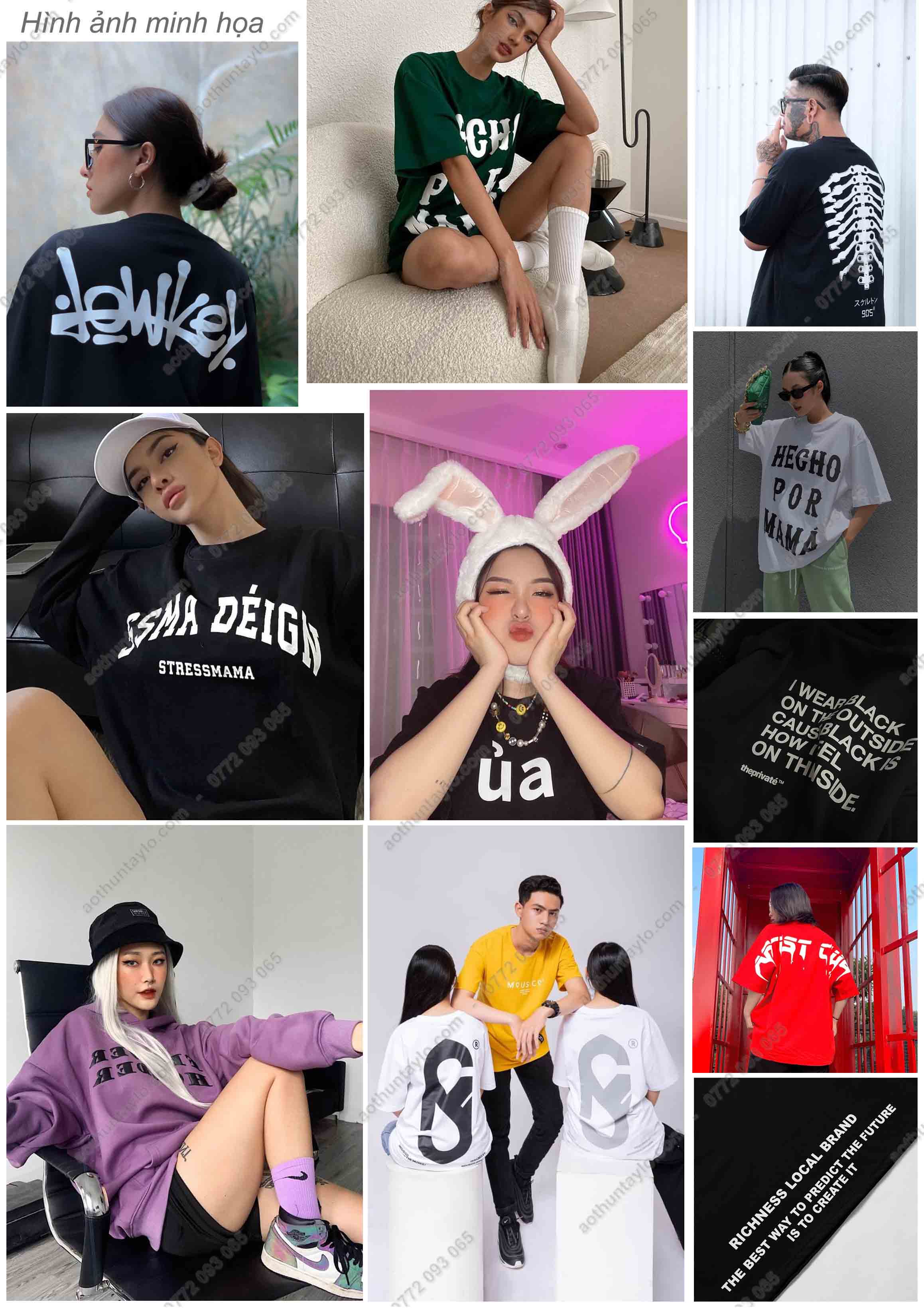 Xưởng Chuyên Gia Công CẮT MAY IN THEU ÁO QUẦN LOCAL BRAND STVR.vn