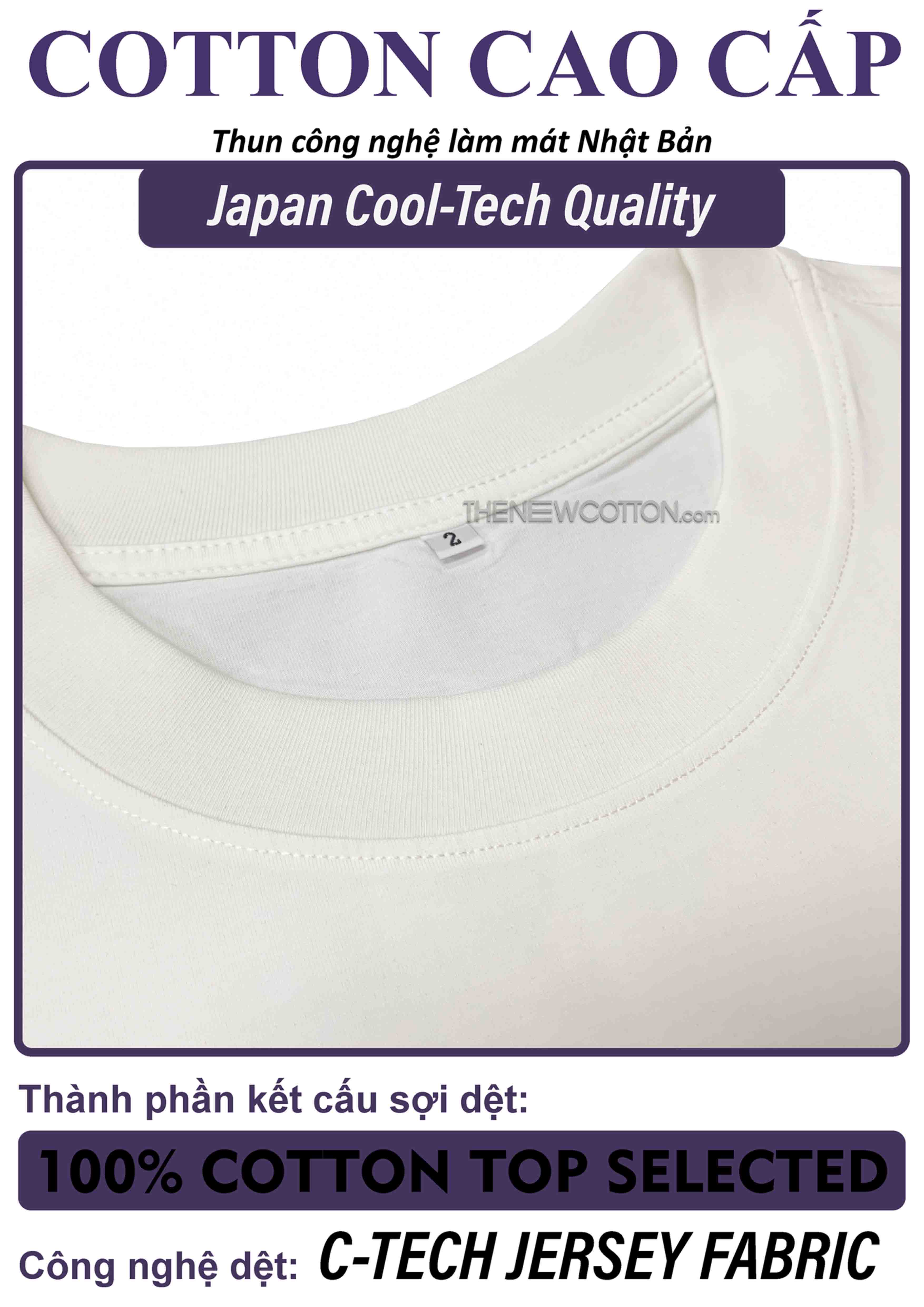 Chuyên Sỉ Áo Thun Phôi Trơn Local Brand x Vải Thun Cao Cấp Cool-Tech Cotton (Nhật Bản) | Xưởng May Áo Thun Theo Yêu Cầu - TheNewCotton.com