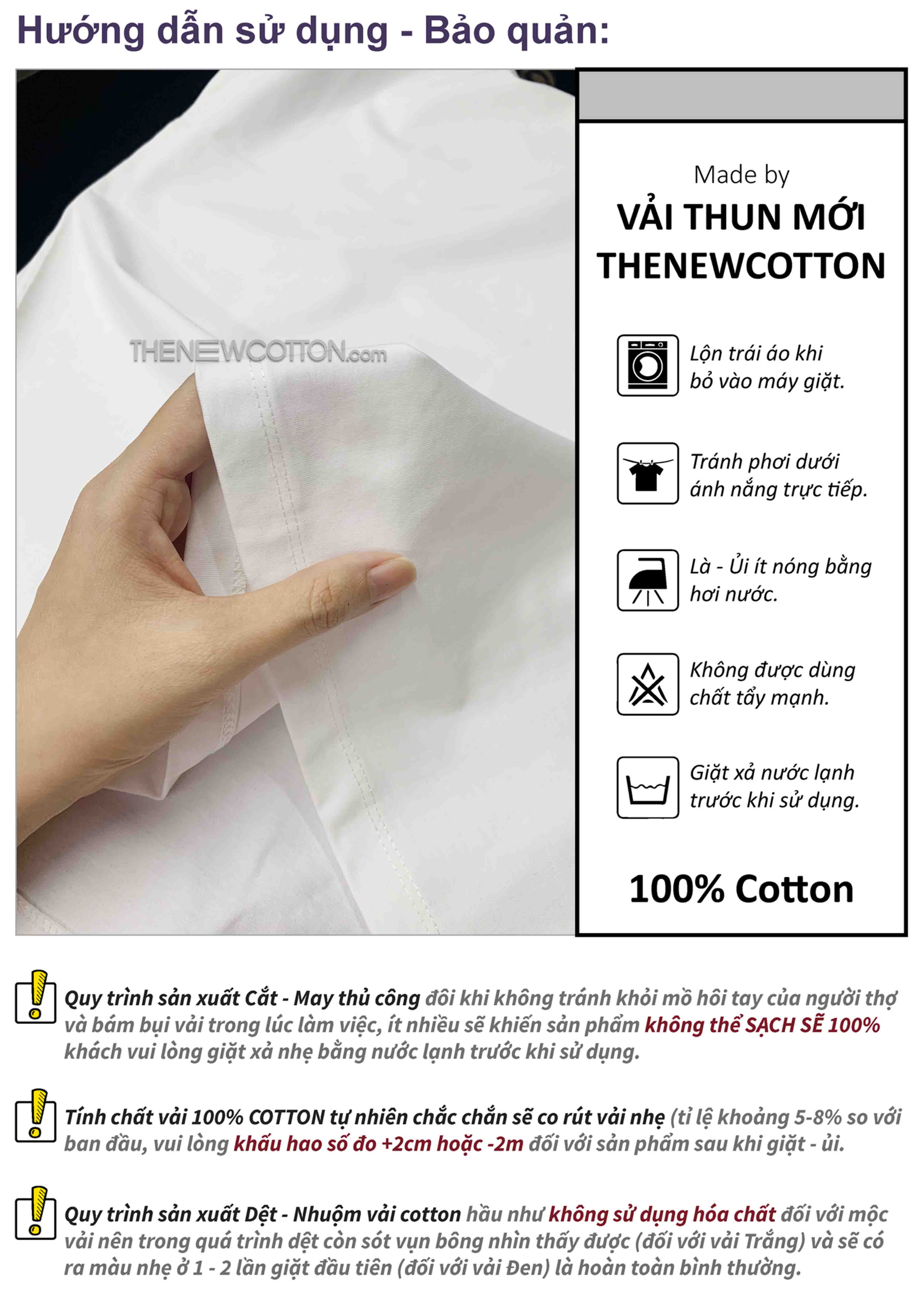 Chuyên Sỉ Áo Thun Phôi Trơn Local Brand x Vải Thun Cao Cấp Cool-Tech Cotton (Nhật Bản) | Xưởng May Áo Thun Theo Yêu Cầu - TheNewCotton.com