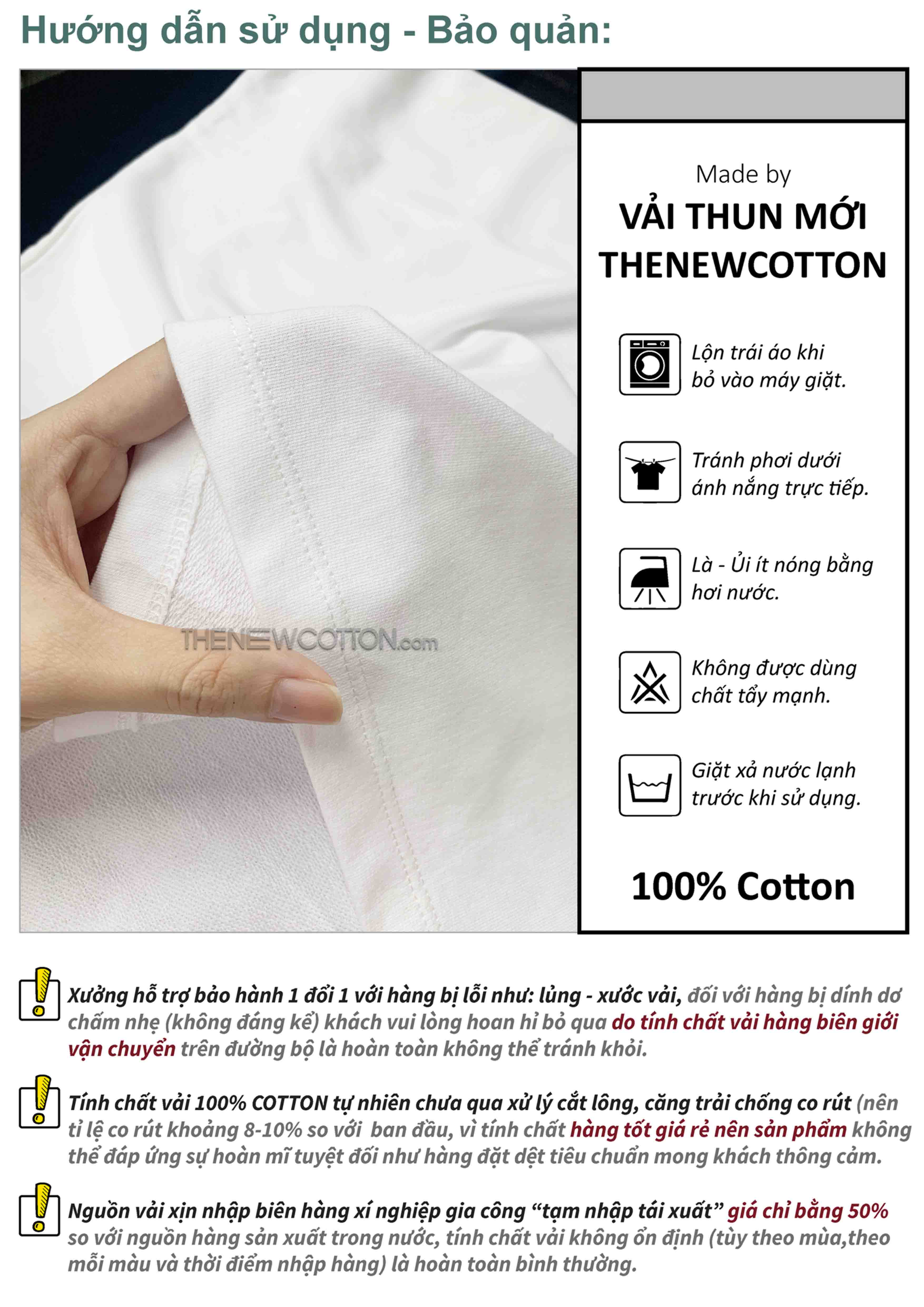 Chuyên Sỉ Phôi Áo Trơn x Vải Thun Frenh Terry Cotton Dày Xuất Khẩu (Hàn Quốc) | Xưởng Gia Công Local Brand Theo Yêu Cầu - TheNewCotton.com