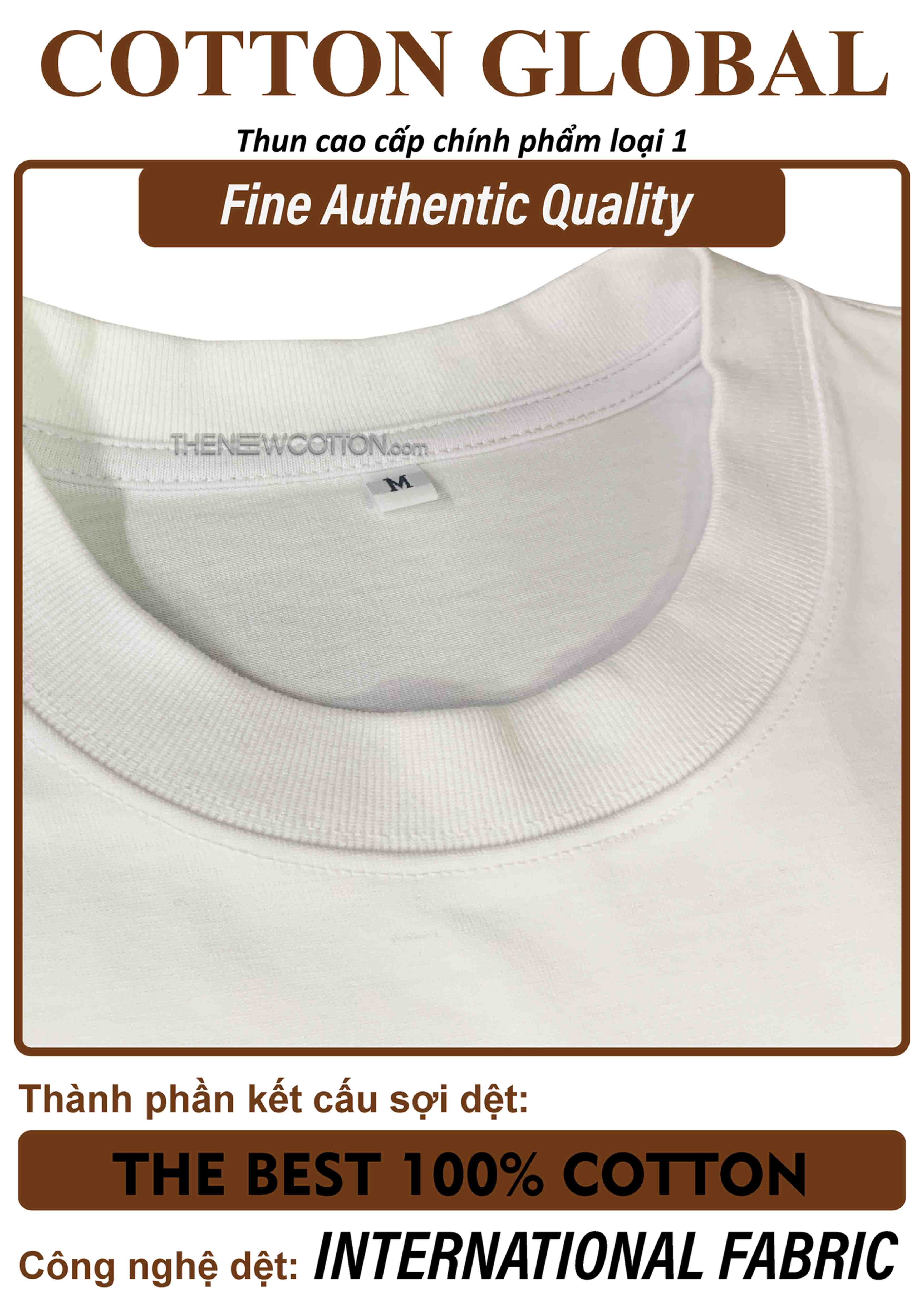 Chuyên Sỉ Áo Phôi Trơn x Vải Thun 100% Cotton Global Brand (International Hype) | Xưởng May Áo Thun Cao Cấp Theo Yêu Cầu Tp Hcm TheNewCotton.com