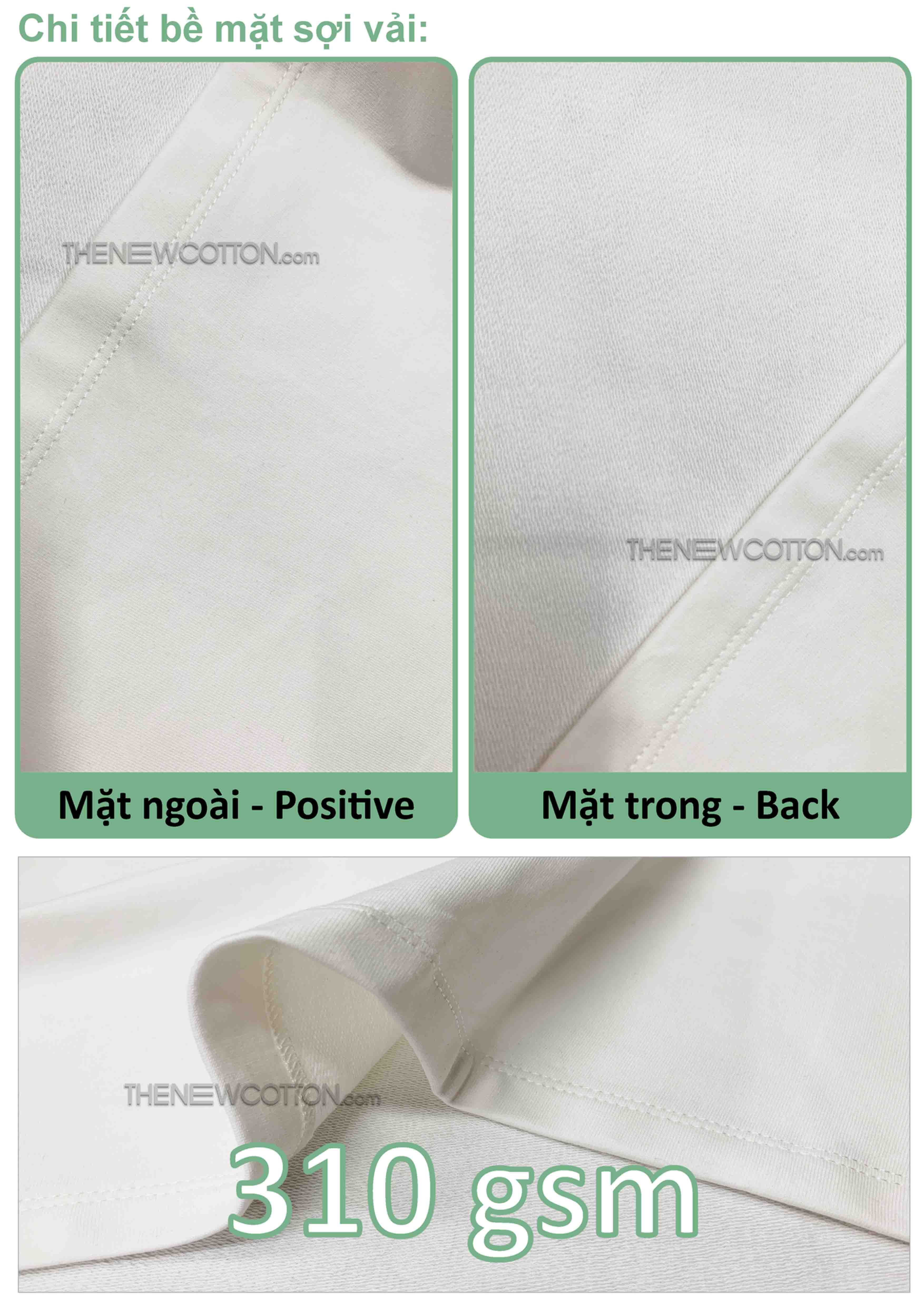 Chuyên Sỉ Phôi Áo Trơn x Vải Thun 100% Cotton Dày Mini Terry (Top Local) | Xưởng Gia Công Local Brand Theo Yêu Cầu - TheNewCotton.com