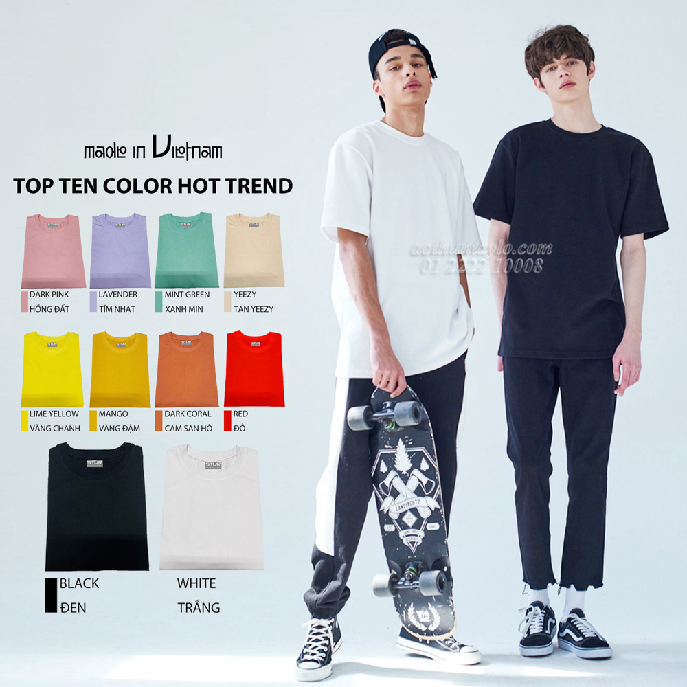 Xưởng May Chuyên Sỉ Áo Thun Form Rộng Oversized Giá Rẻ Vải Cotton