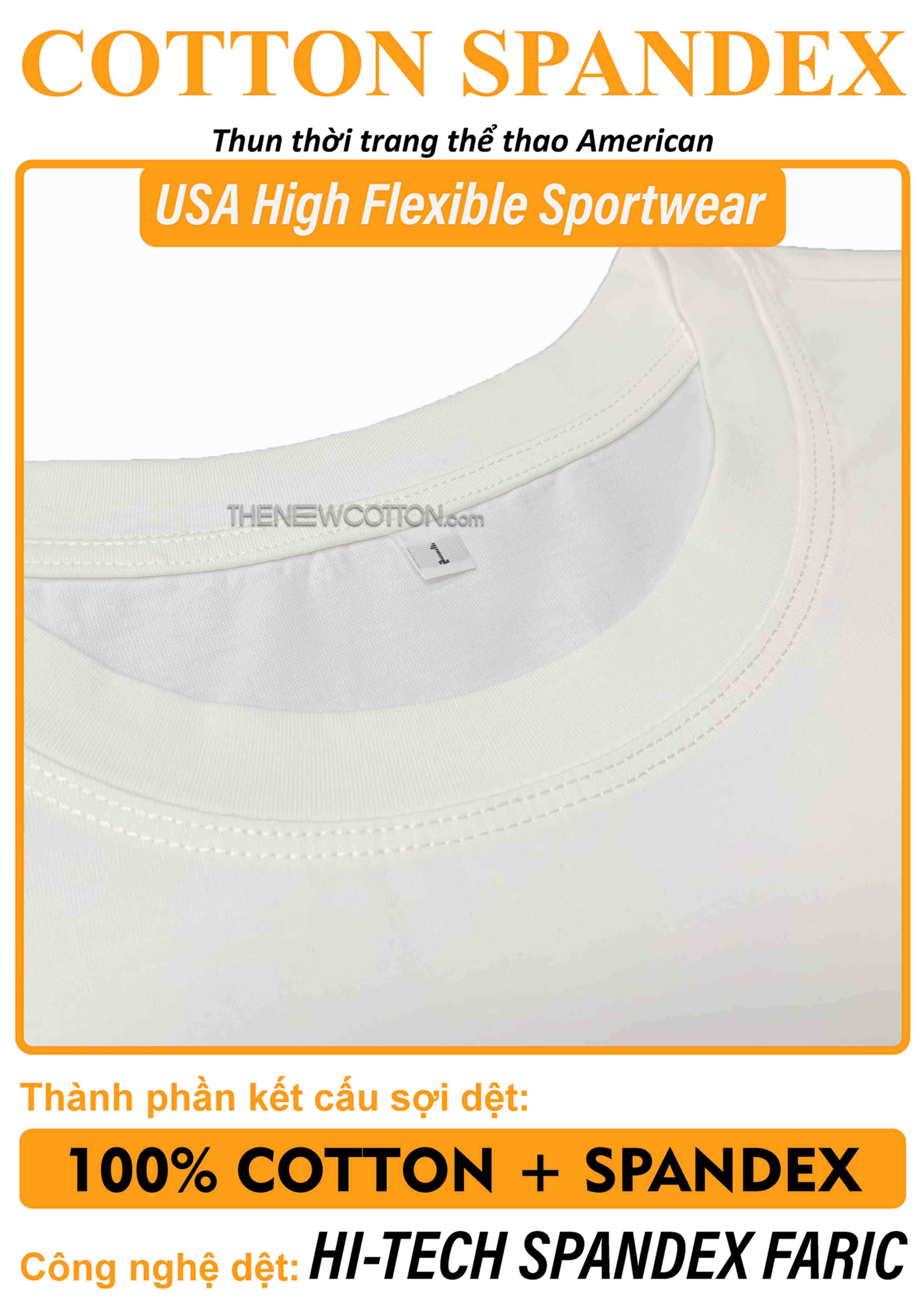 Chuyên Sỉ Phôi Áo Trơn Unisex Streetwear x Vải Thun Cotton Spandex (Mỹ) | Xưởng Gia Công Local Brand Theo Yêu Cầu - TheNewCotton.com