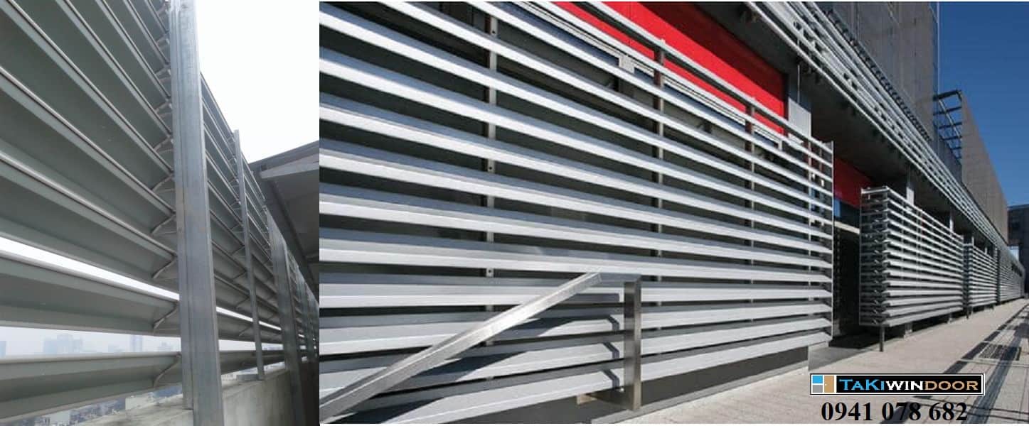 Lam nhôm 132S chắn nắng che mưa